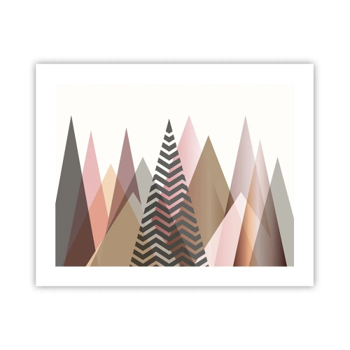 Plakat - Pyramide udsigt - 50x40 cm