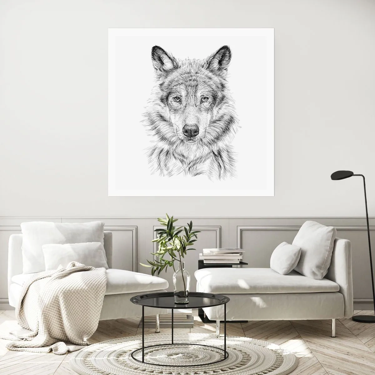 Plakat - En født leder - 30x30 cm