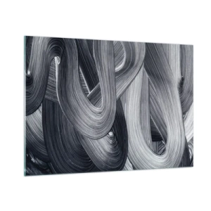 Billede på glas - Virkelighedens flygtighed - 100x70 cm