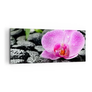 Lærredstryk - Billede på lærred - Som et åbent hjerte - 100x40 cm