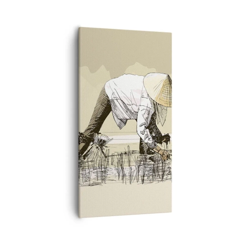 Lærredstryk - Billede på lærred - God høst - 55x100 cm
