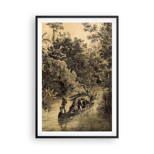 Plakat i sort ramme - Rejsen til kilden - 61x91 cm