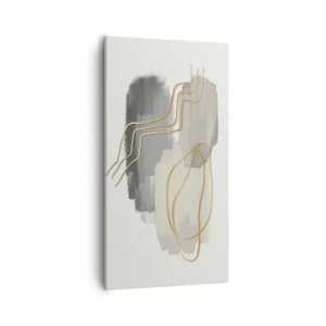 Lærredstryk - Billede på lærred - Vedholdenhed og bevægelse - 55x100 cm