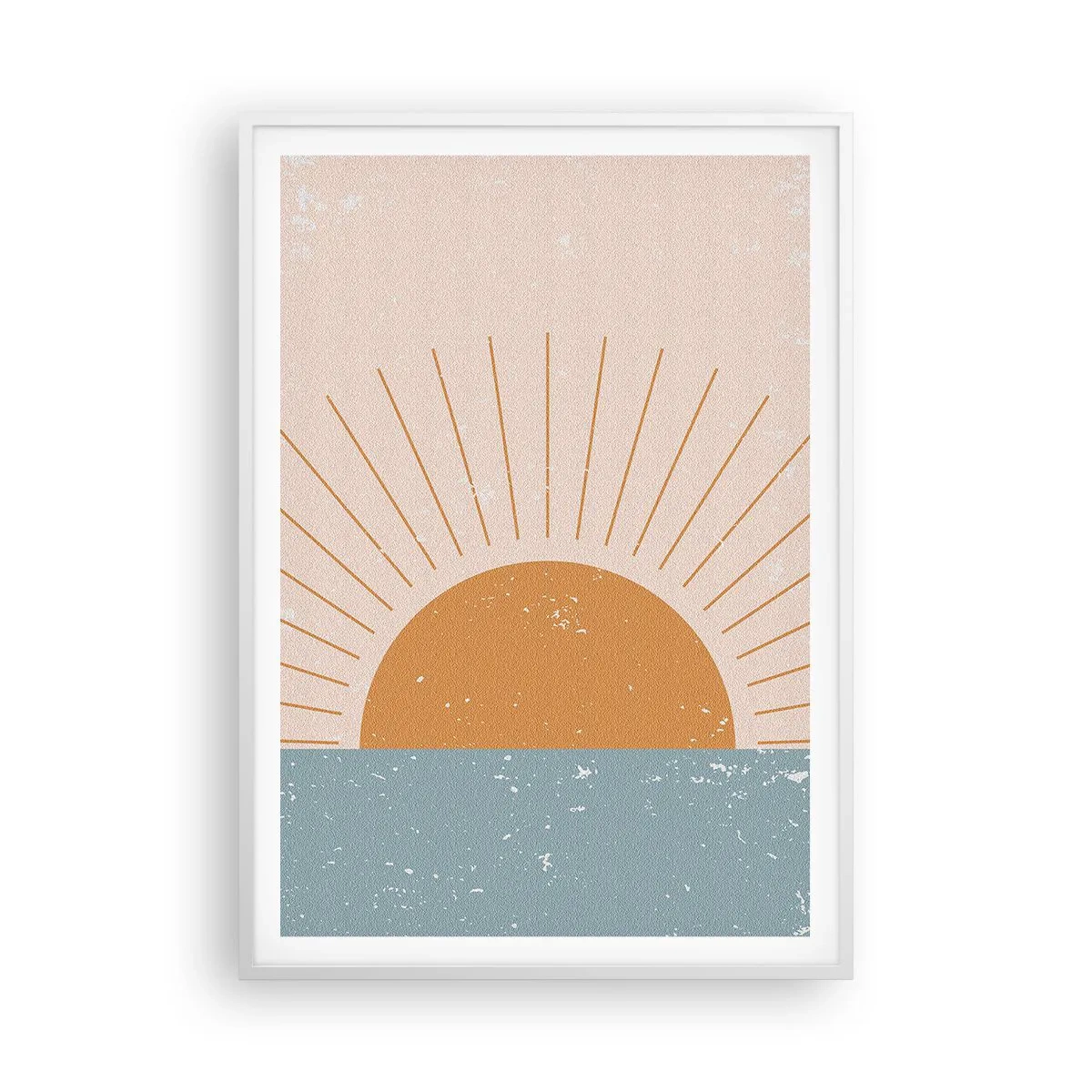 Plakat i hvid ramme - Et dagligt mirakel - 70x100 cm