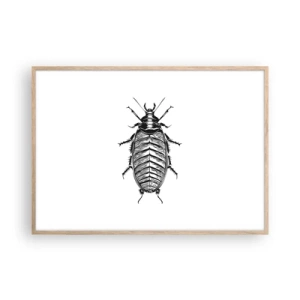Plakat i ramme af lyst egetræ - Sikke et eksemplar! - 100x70 cm
