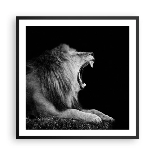 Plakat i sort ramme - Uden tvivl - 60x60 cm