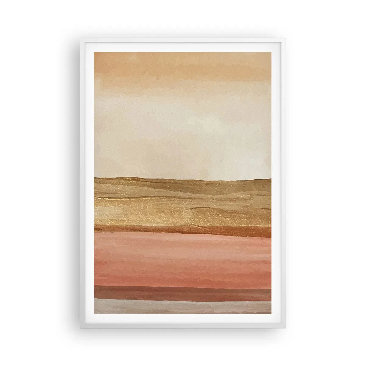 Plakat i hvid ramme - Lodret sammensætning - 70x100 cm