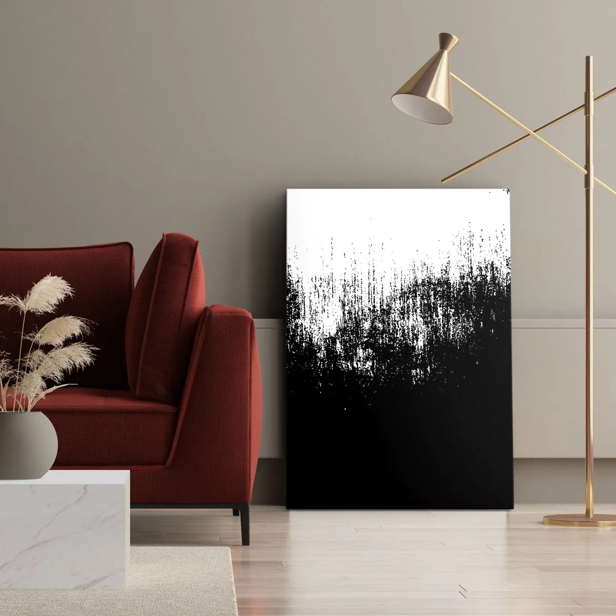 Lærredstryk - Billede på lærred - Og vinderen er... - 50x70 cm