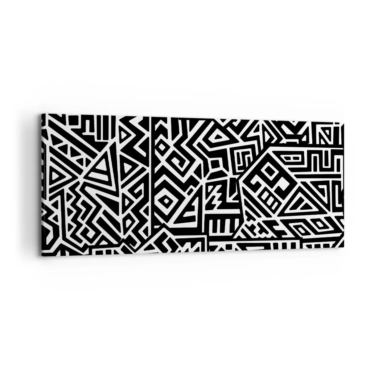 Lærredstryk - Billede på lærred - Præcolumbiansk sammensætning - 120x50 cm