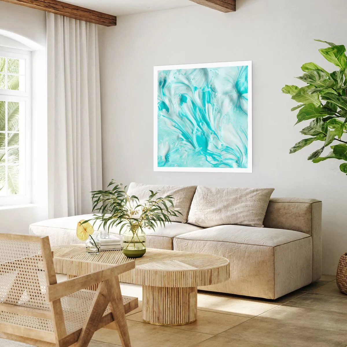 Plakat - For altid sammen - 60x60 cm