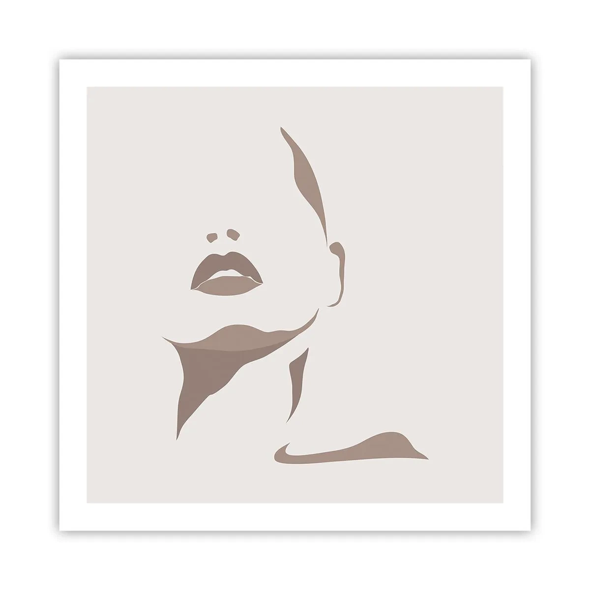 Plakat - Skabt af lys og skygge - 60x60 cm