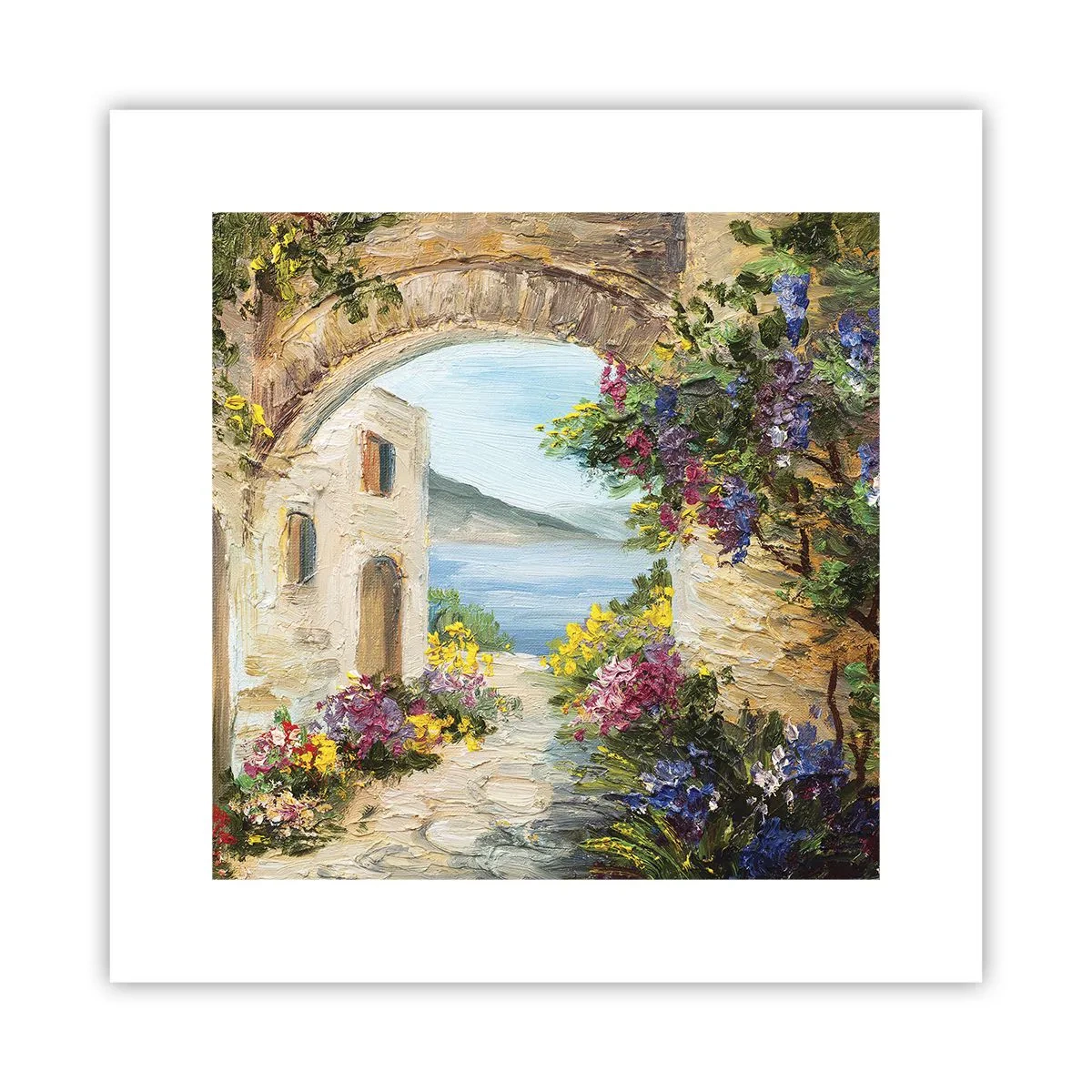 Plakat - Charmen af kystlandskabet - 30x30 cm