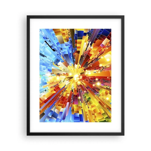 Plakat i sort ramme - In medias res - 40x50 cm