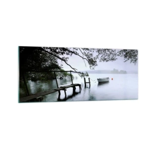 Billede på glas - Du hviler allerede - 100x40 cm