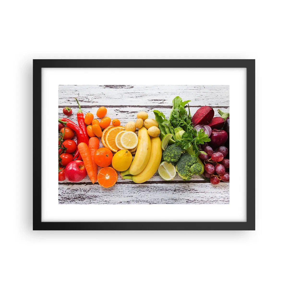 Plakat i sort ramme - Er det ikke nok? - 40x30 cm