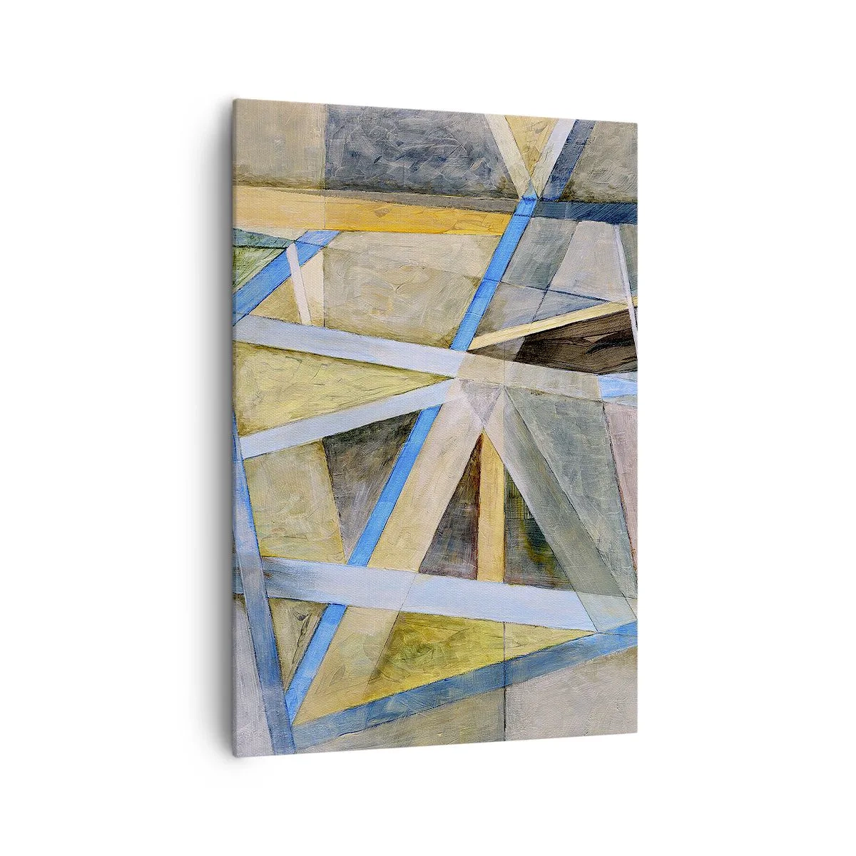 Lærredstryk - Billede på lærred - Lige eller skråt? - 70x100 cm