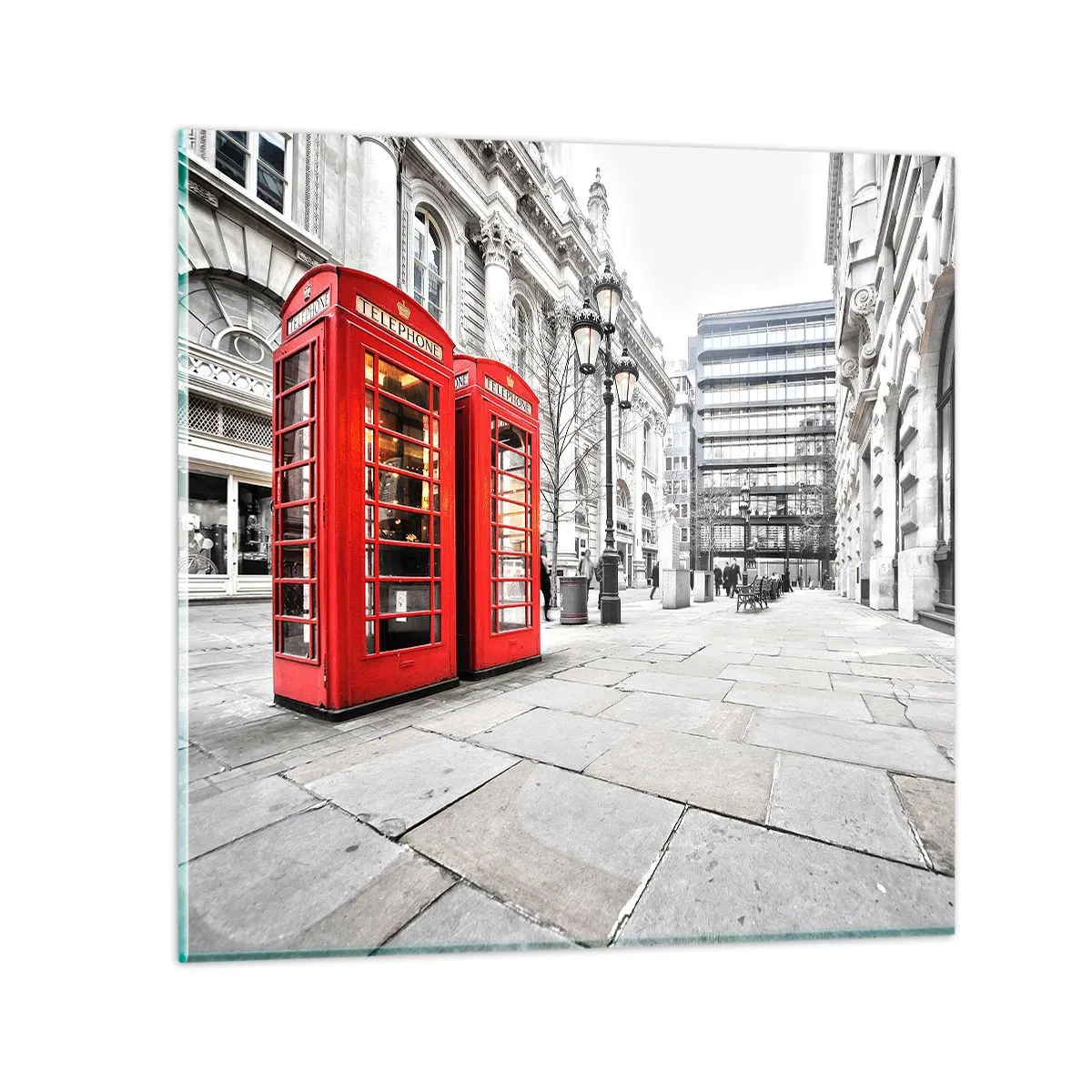 Billede på glas - Welcome to London - 60x60 cm