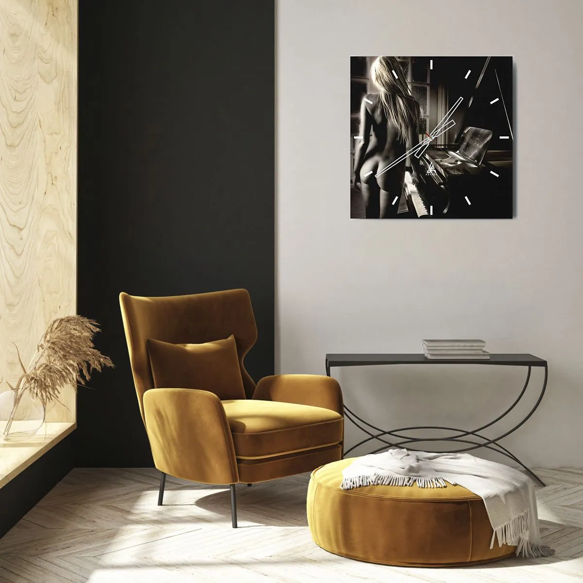 Vægur, Uret - Aftenens perfekte harmoni - 30x30 cm