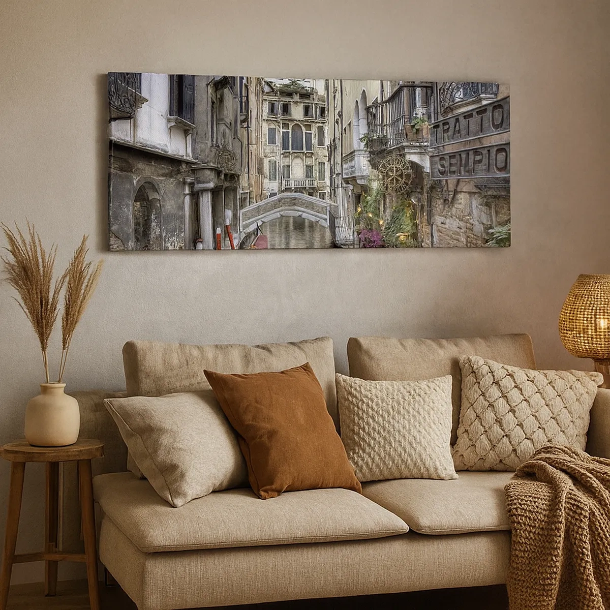 Lærredstryk - Billede på lærred - I århundreder i tavs drømmeri - 30x30 cm