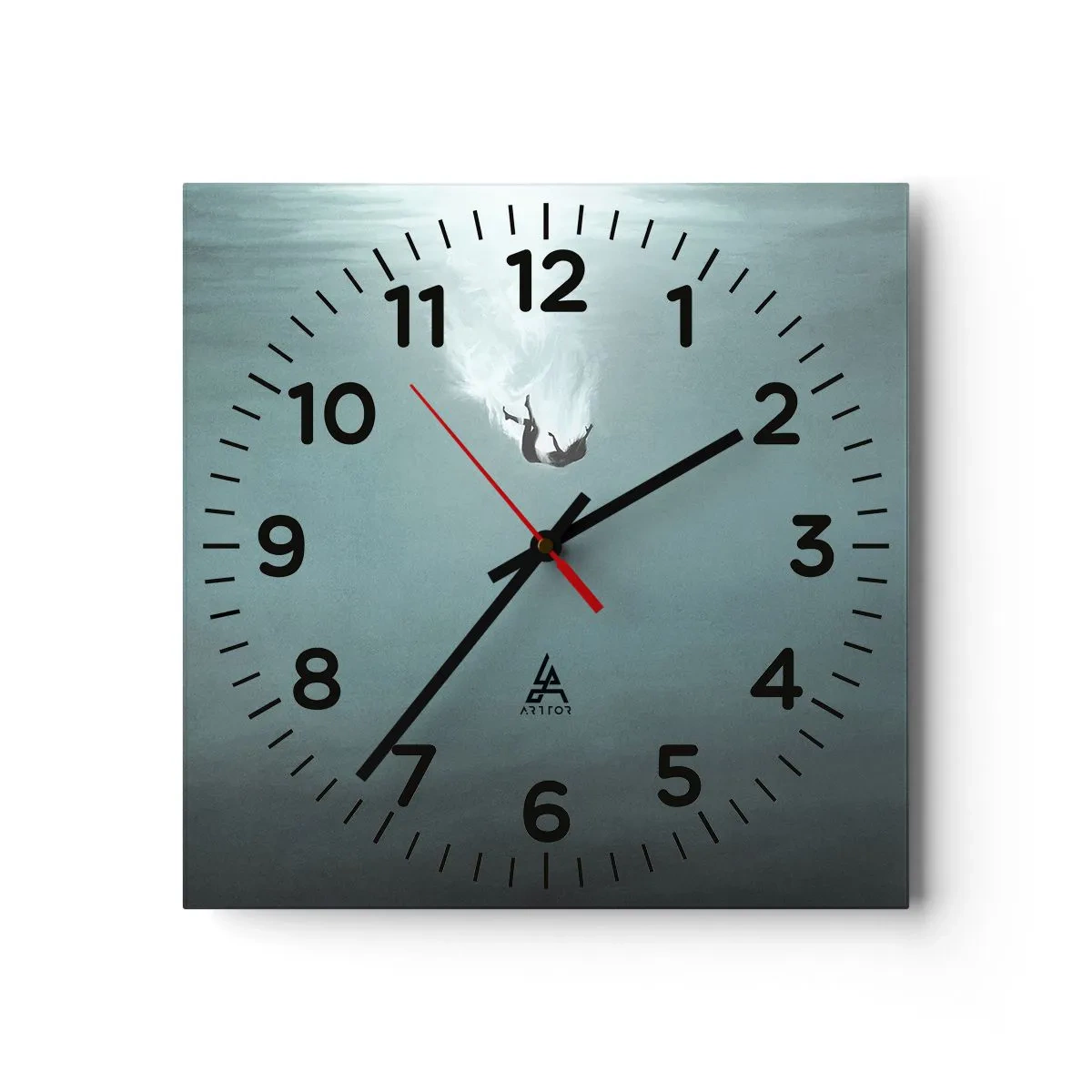 Vægur, Uret - I havets favntag - 30x30 cm