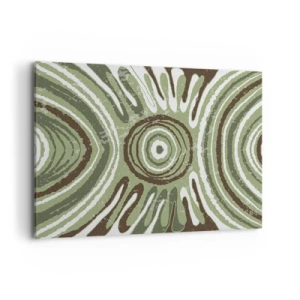 Lærredstryk - Billede på lærred - Eksplosion af følelser - 120x80 cm