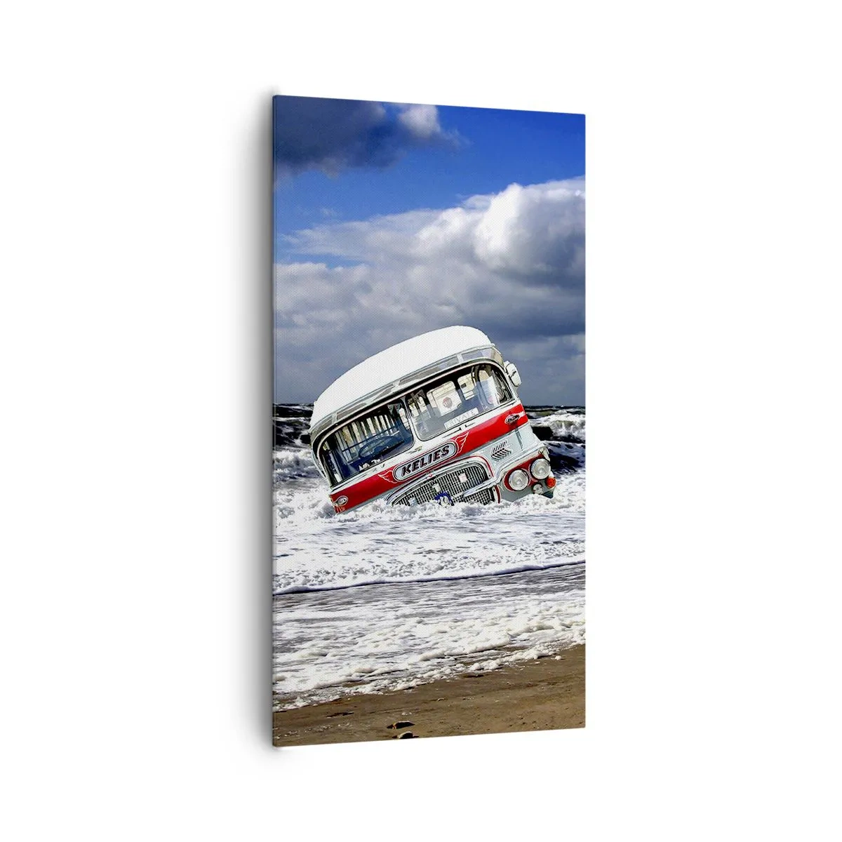 Lærredstryk - Billede på lærred - Og hvad er du overrasket over? - 65x120 cm