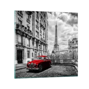 Billede på glas - Rovdyr i byen - 30x30 cm