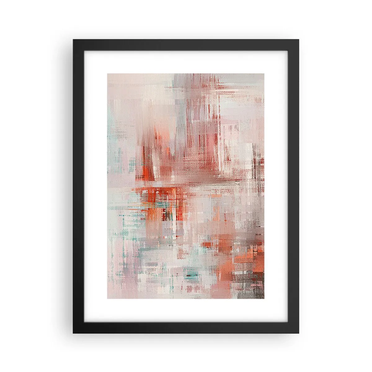 Plakat i sort ramme - Diset. Hvor er dog det lyserødt - 30x40 cm