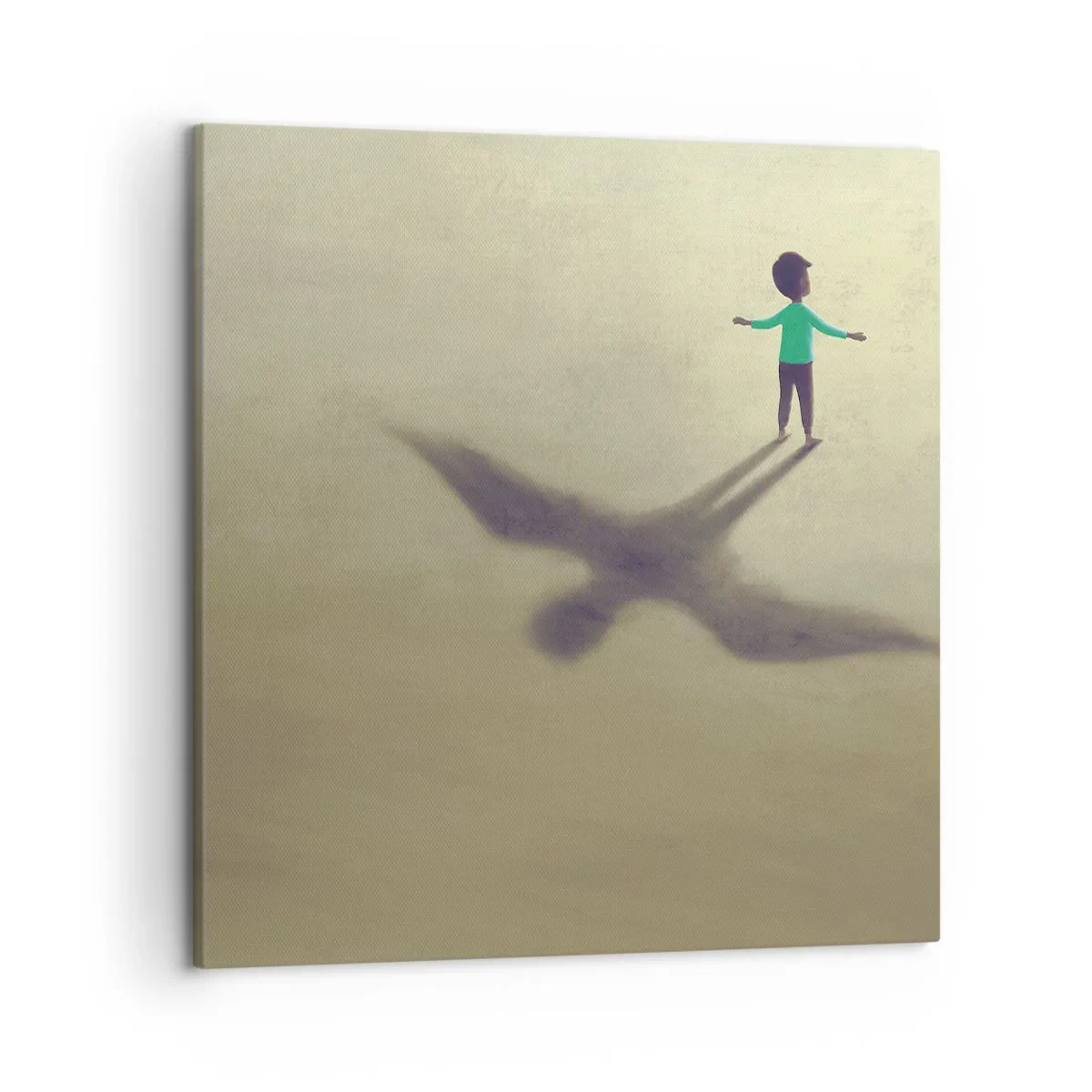 Lærredstryk - Billede på lærred - Fremtidens helt - 50x50 cm