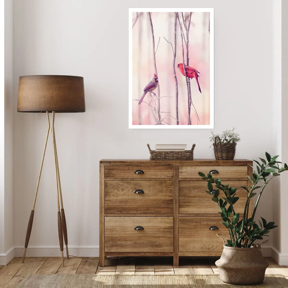 Plakat - Fortællingen om den lyserøde skov - 30x40 cm