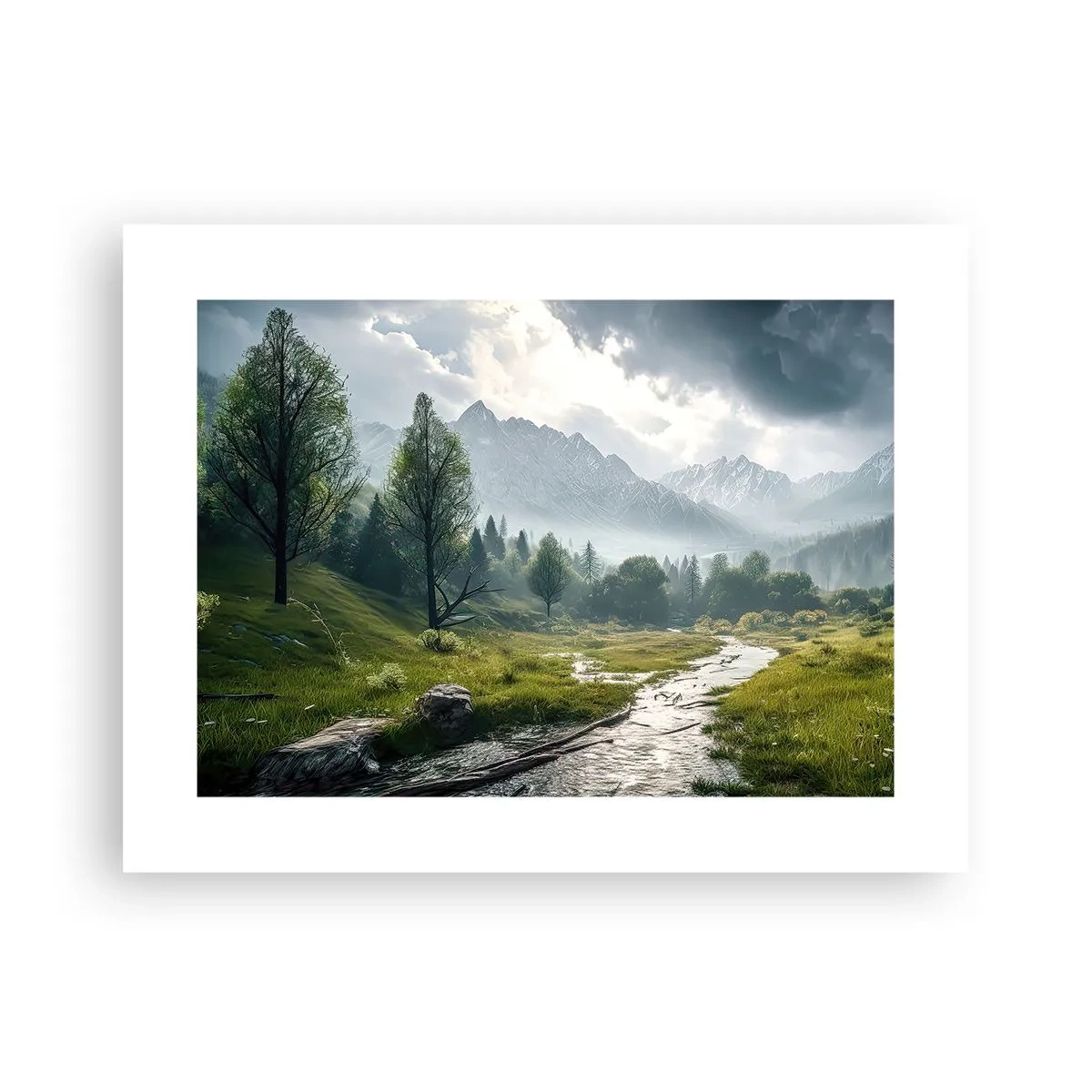 Plakat - Der og tilbage - 40x30 cm