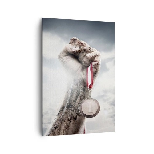 Lærredstryk - Billede på lærred - Per aspera ad astra - 70x100 cm