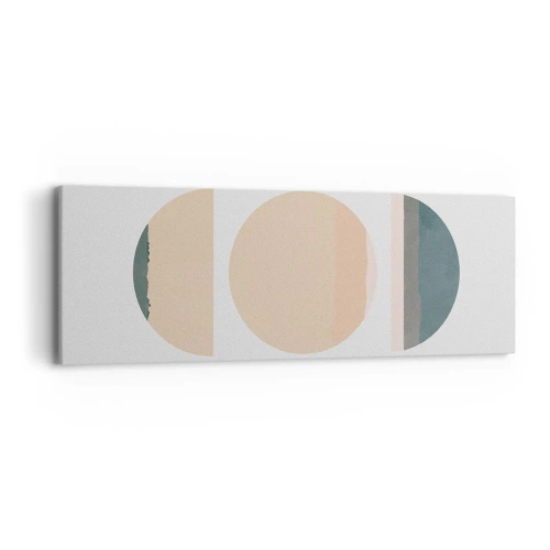 Lærredstryk - Billede på lærred - Hjul for hjul - 90x30 cm