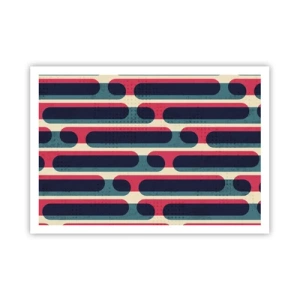 Plakat - Indad og fremad - 100x70 cm