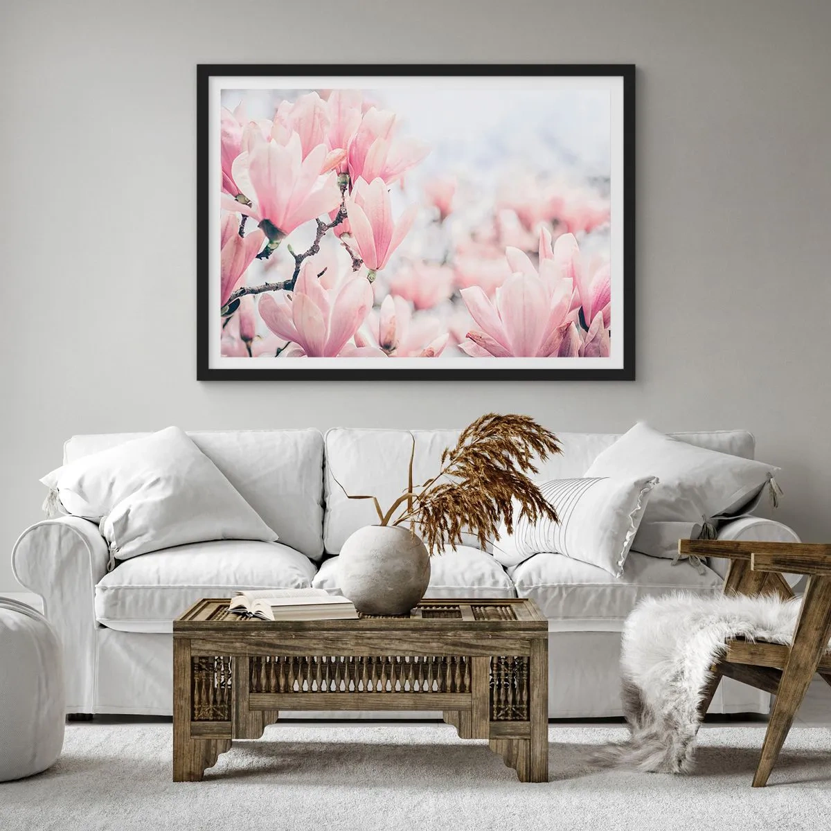 Plakat i sort ramme - Idealet om subtilitet - 70x50 cm