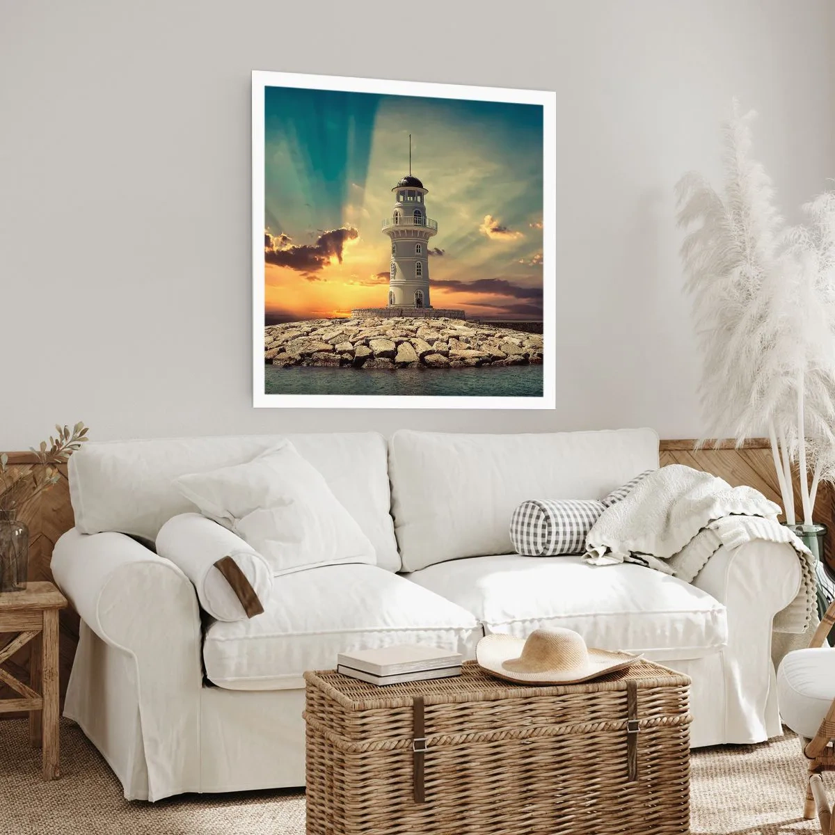 Plakat - Lys - Godhed - Skønhed - 50x50 cm