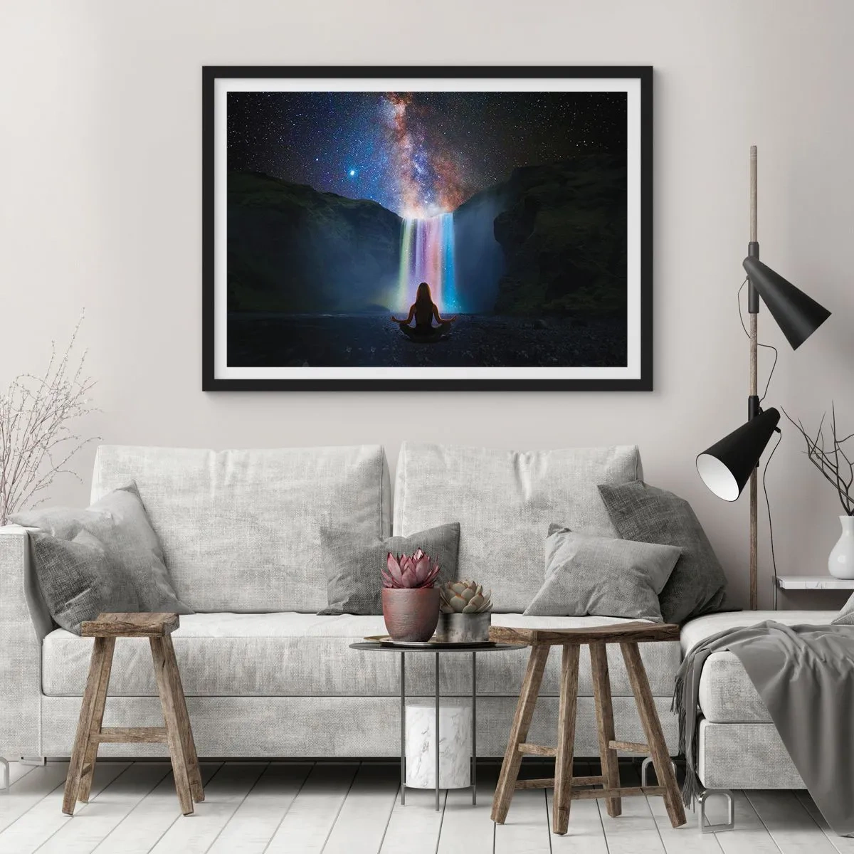 Plakat i sort ramme - Absolut harmoni - 40x30 cm