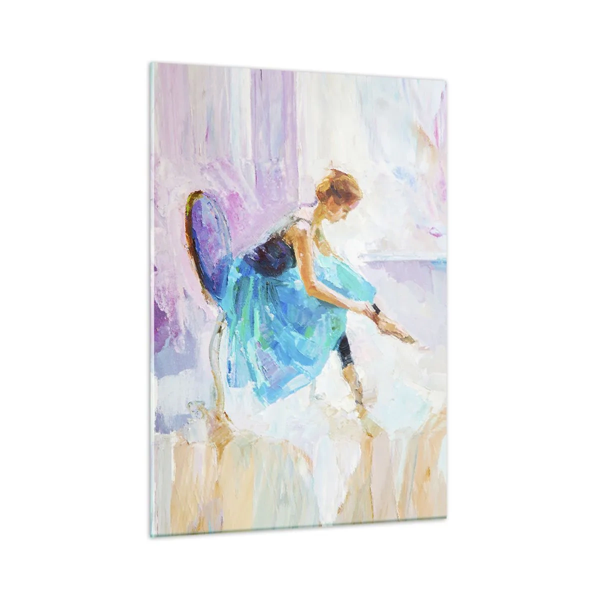 Billede på glas - Ubeskrivelig ynde, subtil charme - 50x70 cm