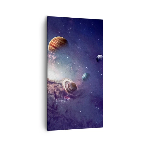 Lærredstryk - Billede på lærred - Systemet med soldans - 55x100 cm