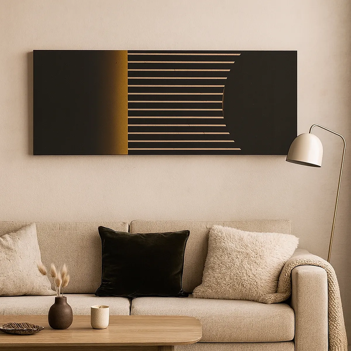 Lærredstryk - Billede på lærred - Udforsk mørket - 30x30 cm