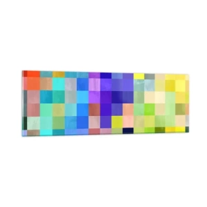 Billede på glas - Alle er forskellige, alle er lige - 90x30 cm