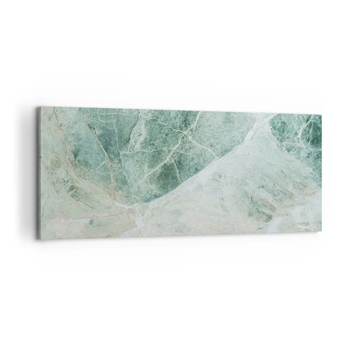 Lærredstryk - Billede på lærred - Den ædle kølighed af sten - 120x50 cm