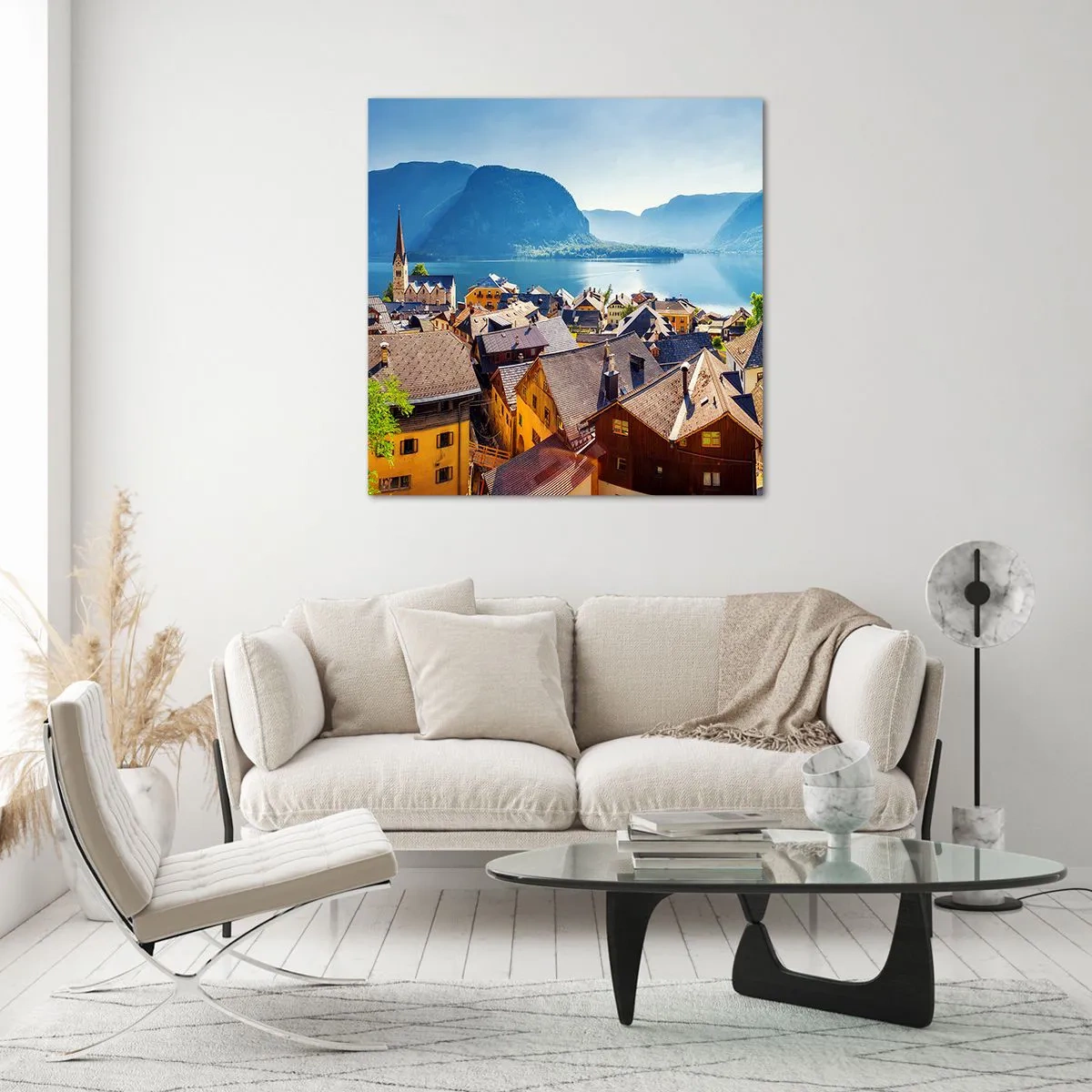 Billede på glas - Det kunne ikke være mere malerisk - 60x60 cm