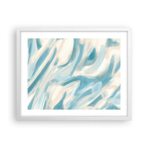 Plakat i hvid ramme - Forårsbriser - 50x40 cm