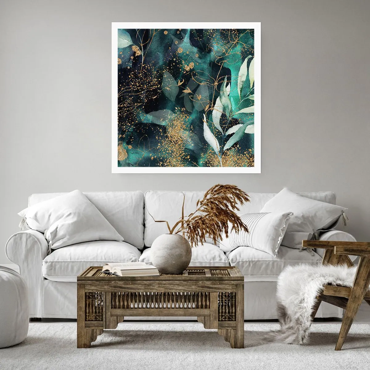 Plakat - Fortryllet have - 40x40 cm