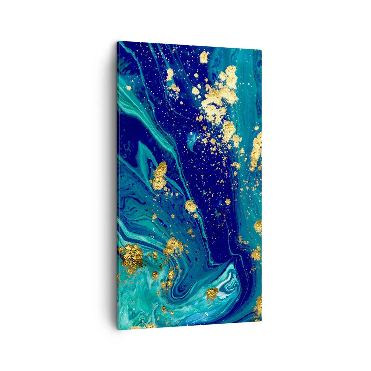 Lærredstryk - Billede på lærred - Solblade  - 45x80 cm