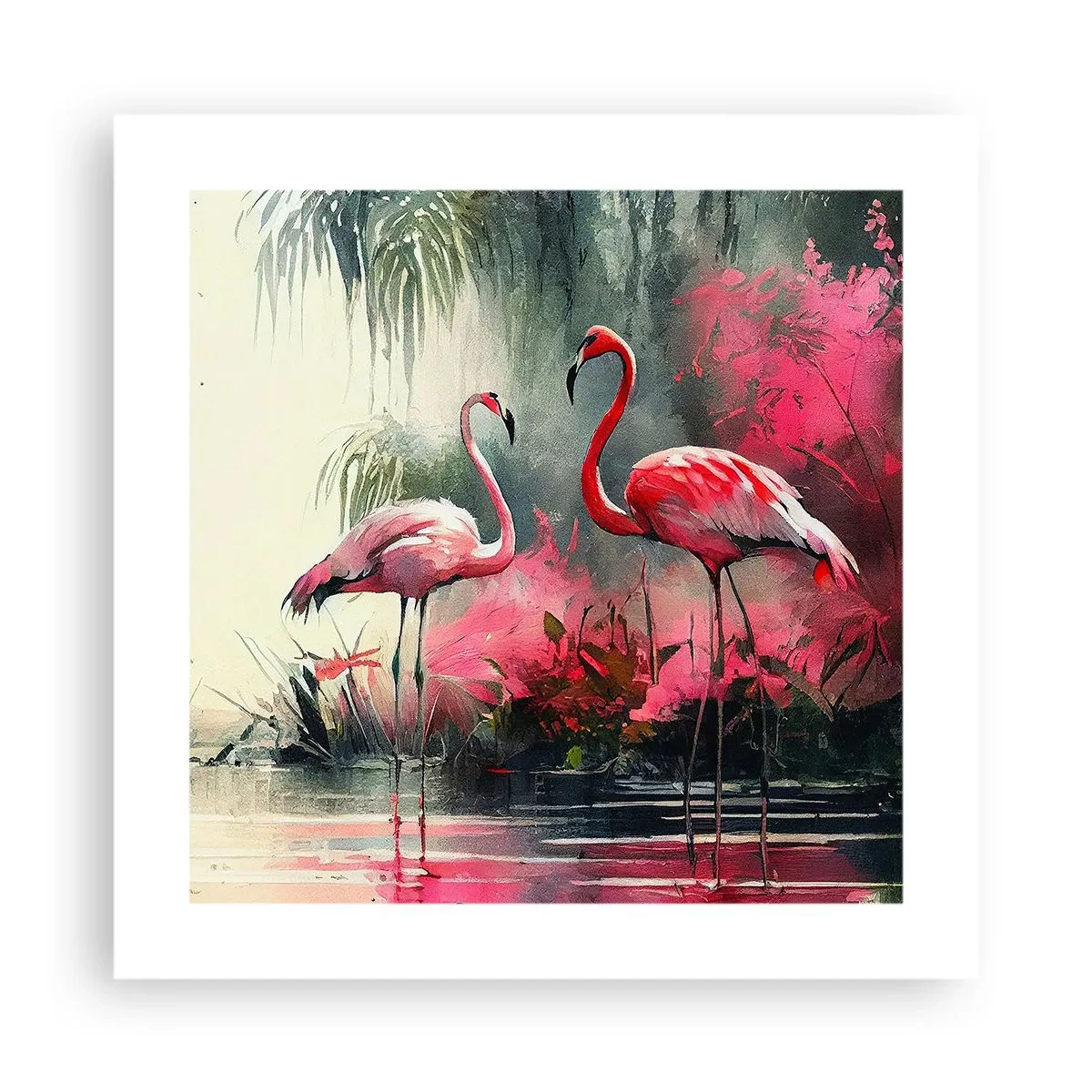 Plakat - En lektion i naturlig charme - 40x40 cm