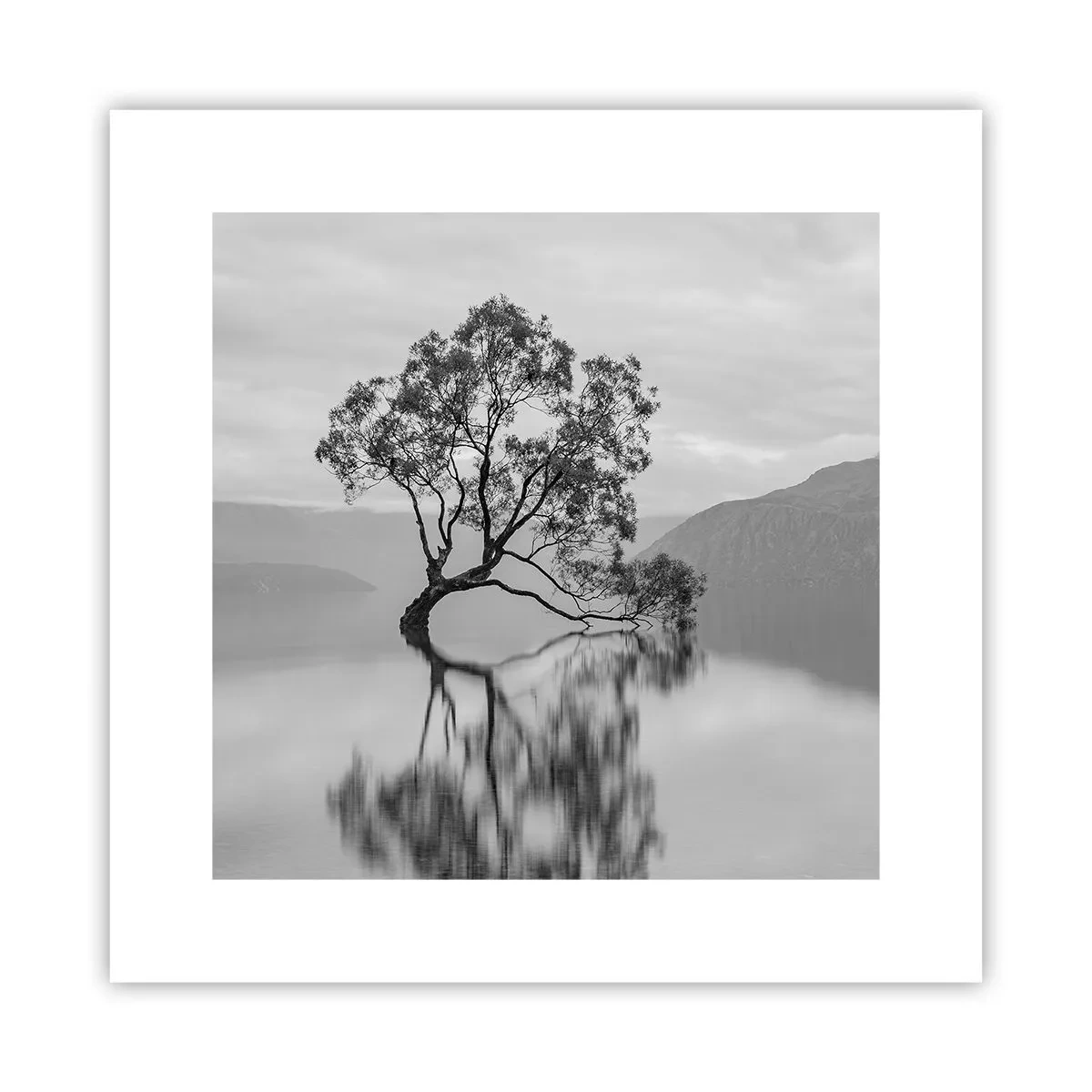 Plakat - Der findes et land - 30x30 cm