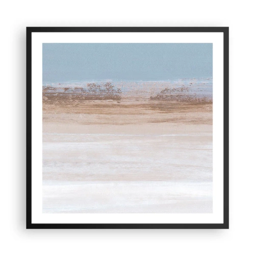 Plakat i sort ramme - Tvetydigt landskab - 60x60 cm