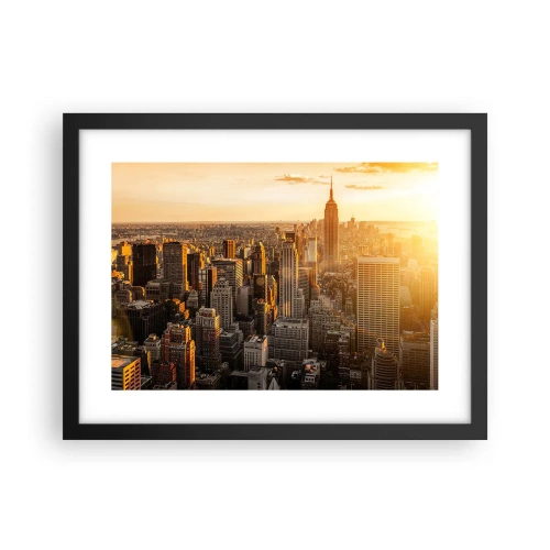 Plakat i sort ramme - At vokse i solen - 40x30 cm